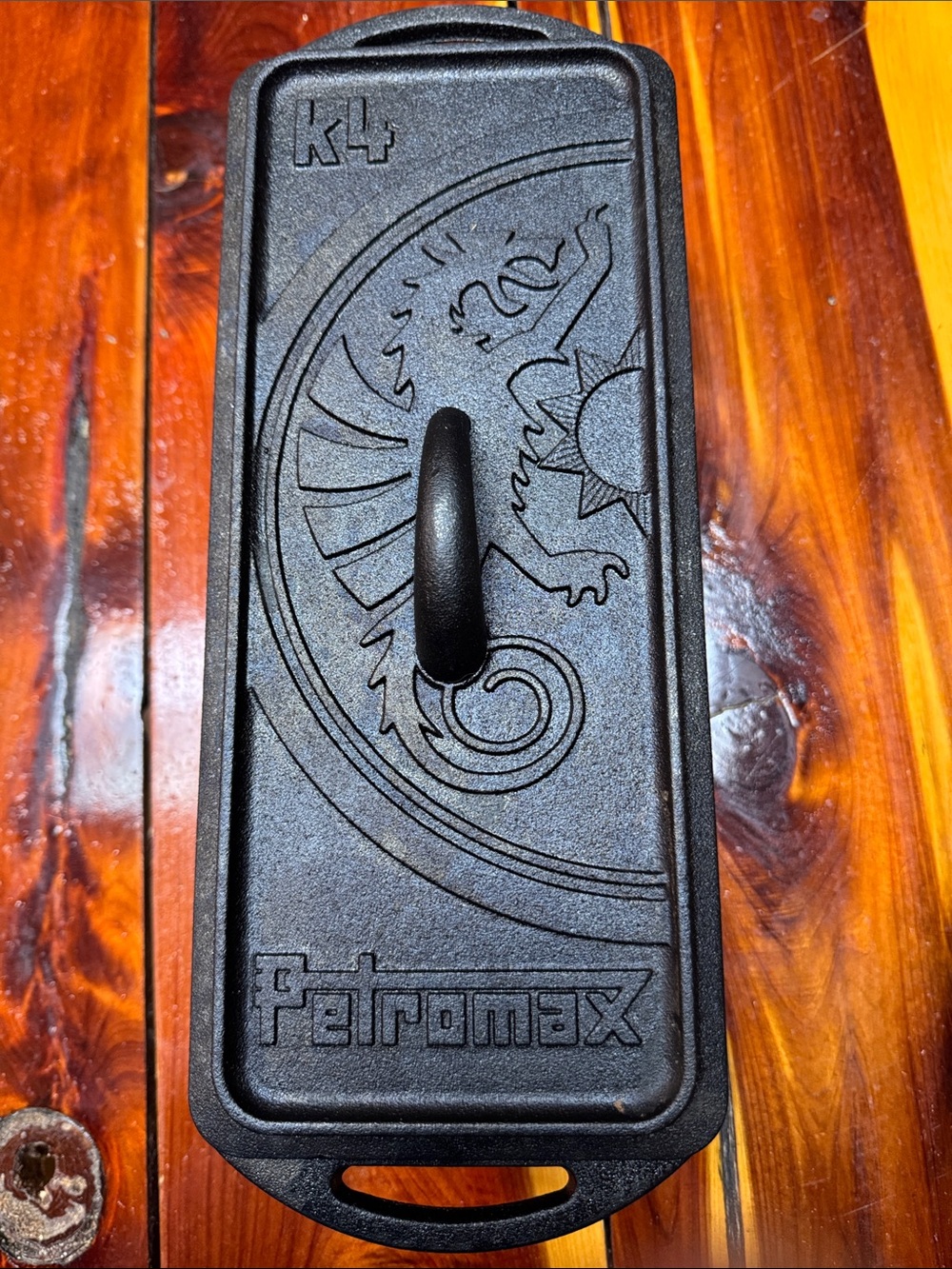 K4 Petromax Black Cast Iron Loaf Pan